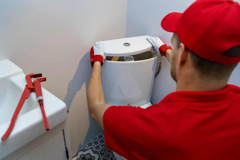 Commode Installation detail