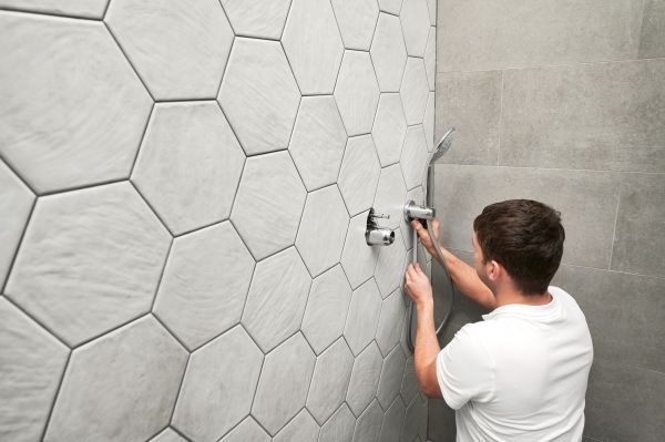 Showerhead Plumbing Install