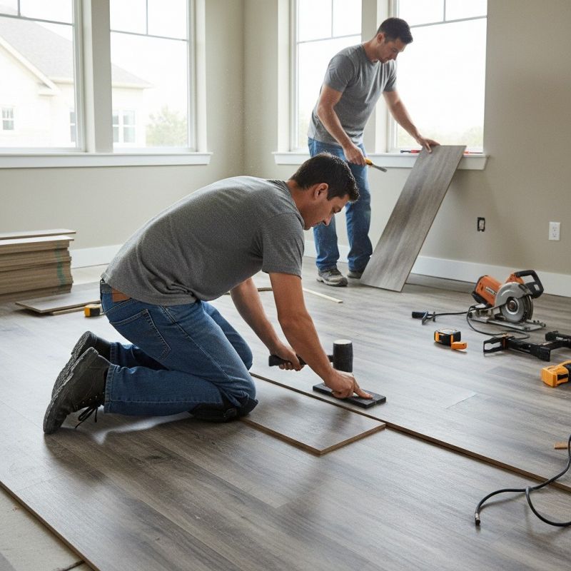 Walnut Flooring Installation